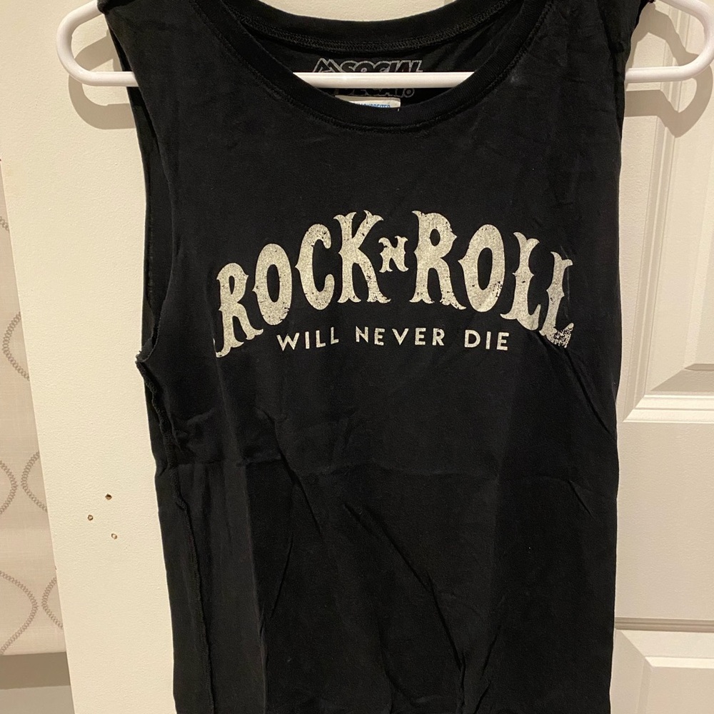 Social Decay Rock-N-Roll Graphic Tank Top